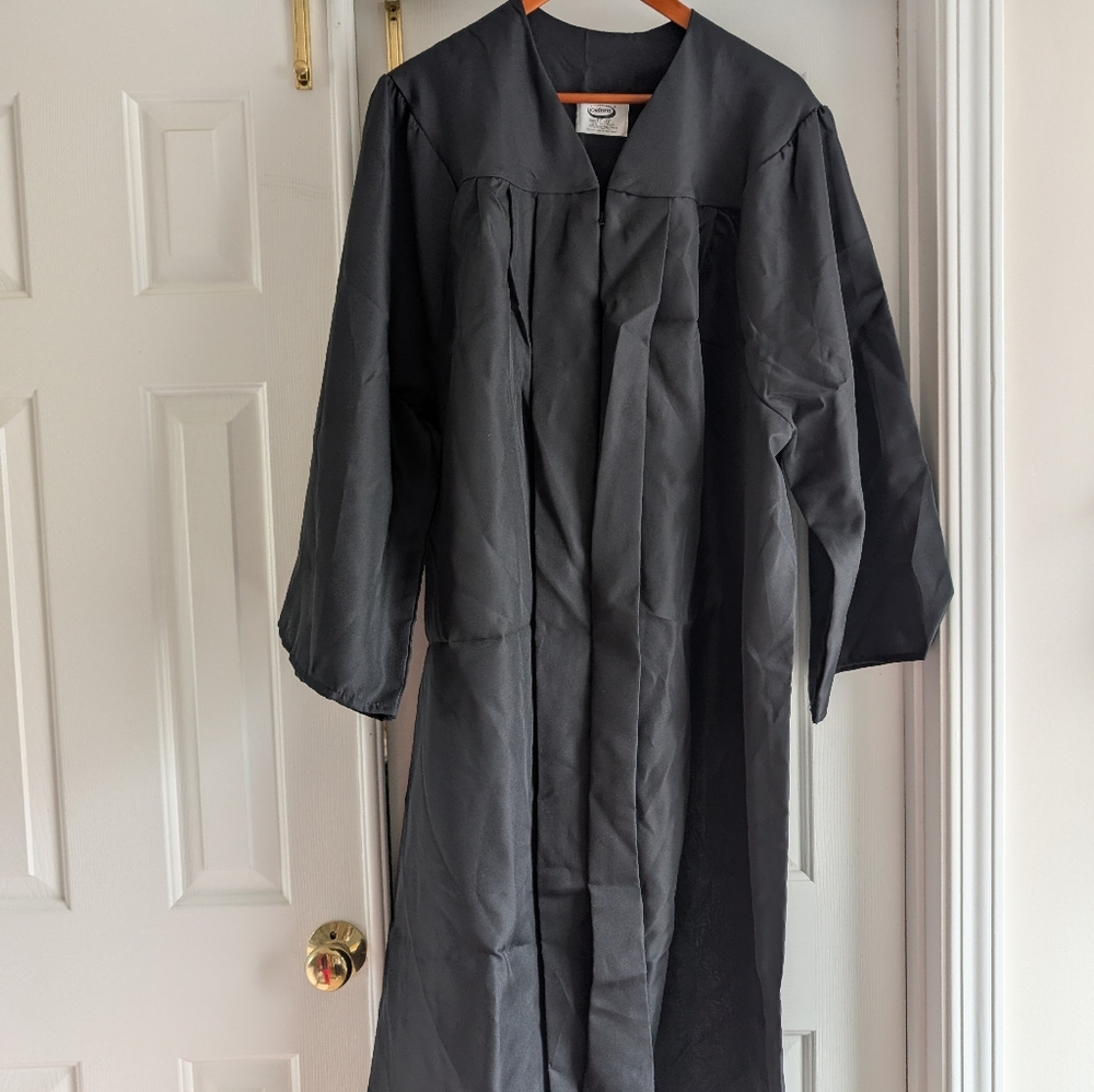 Josten Black Graduation Gown & Cap